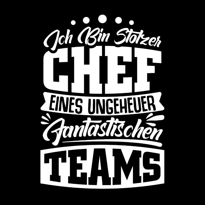 Stolzer Chef Chef Mann Abteilungsleiter Teamchef