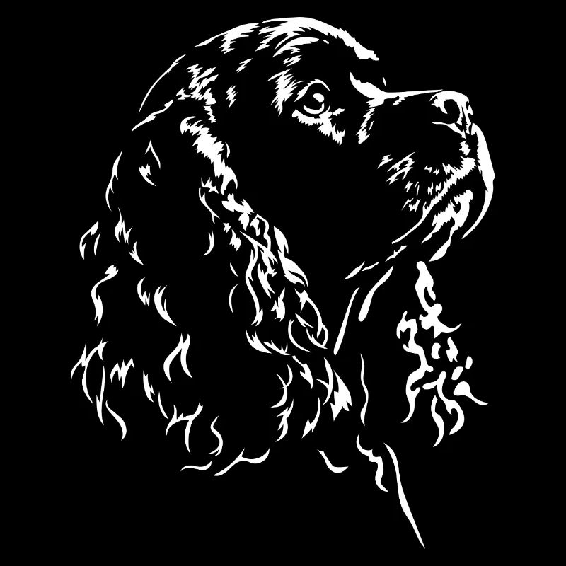American Cocker Spaniel Silhouette Hunde Wilsigns