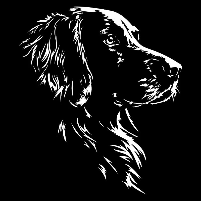 Deutsch Langhaar Silhouette Jagdhunde Wilsigns