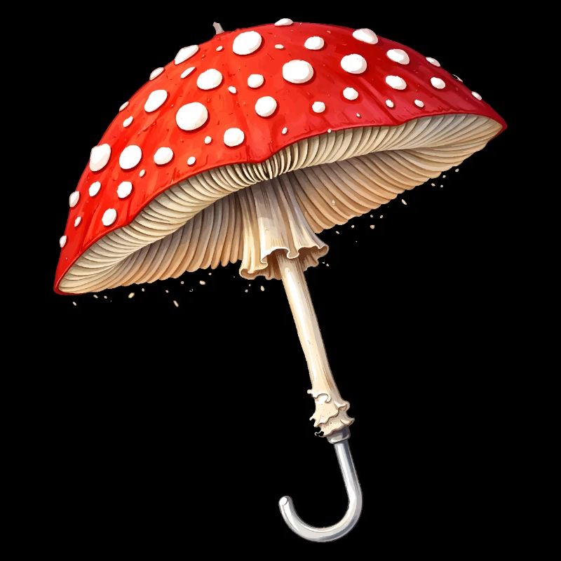 Toadstool Umbrella Fantasy Design