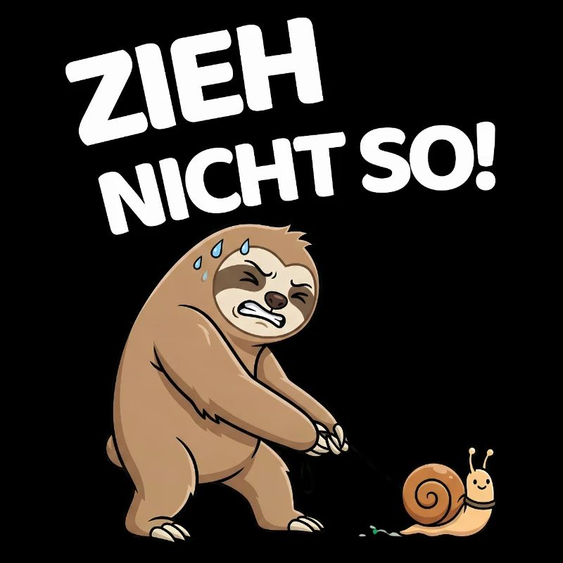 Don't pull so sloth with snail