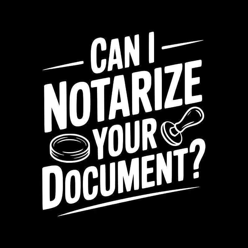 Can I Notarize Your Document?