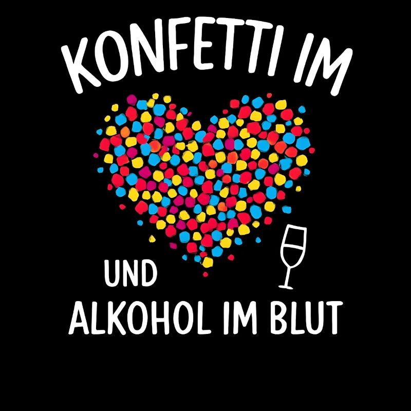 Fête de confettis de carnaval, cœur de phrase de carnaval, carnaval