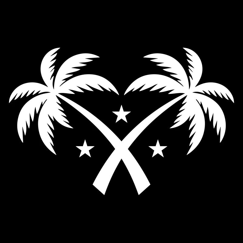 Palm Tree Symbol Island