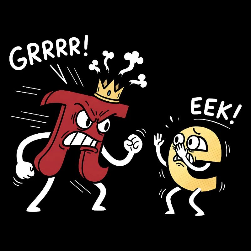 Mathematics Constants Pi Threatened e Comic