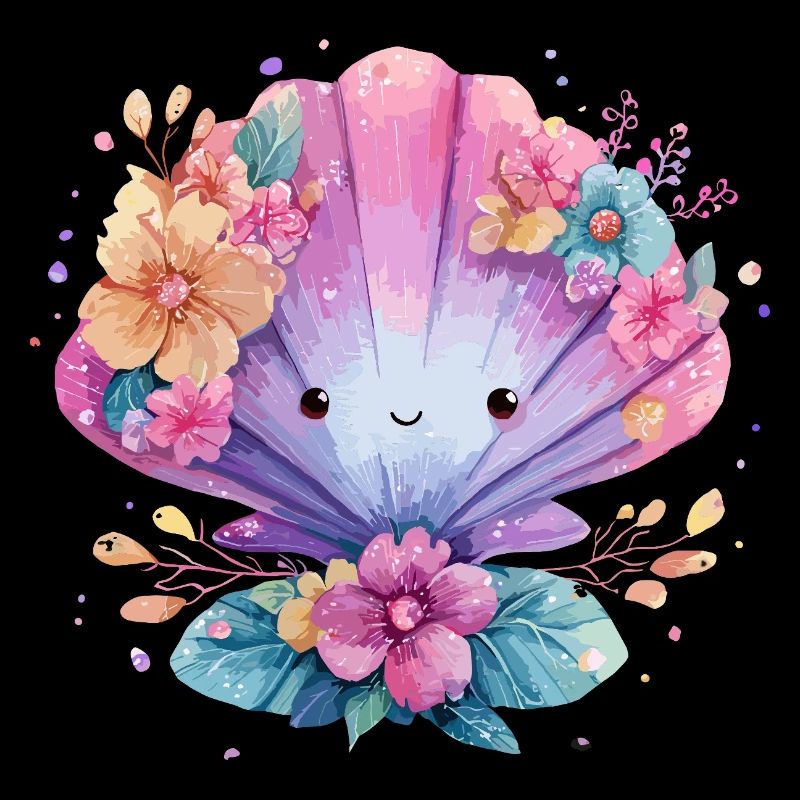 Moule fleurie avec des fleurs joyeuses