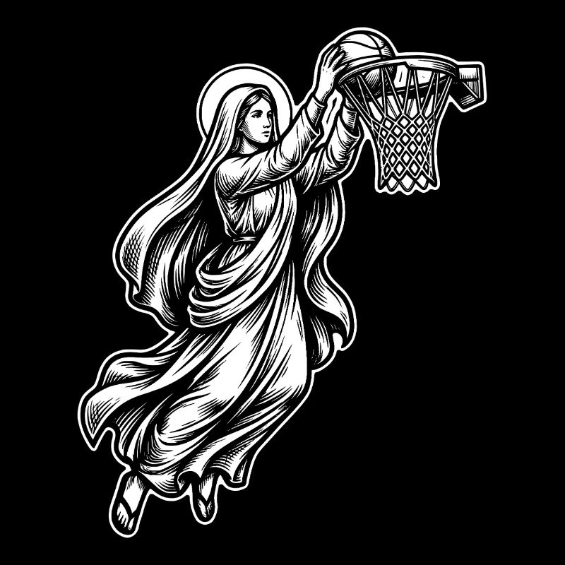 Slam Dunk Mary - Funny Basketball Meme