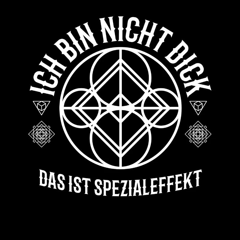 Ich bin nicht dick Das ist Spezialeffekt