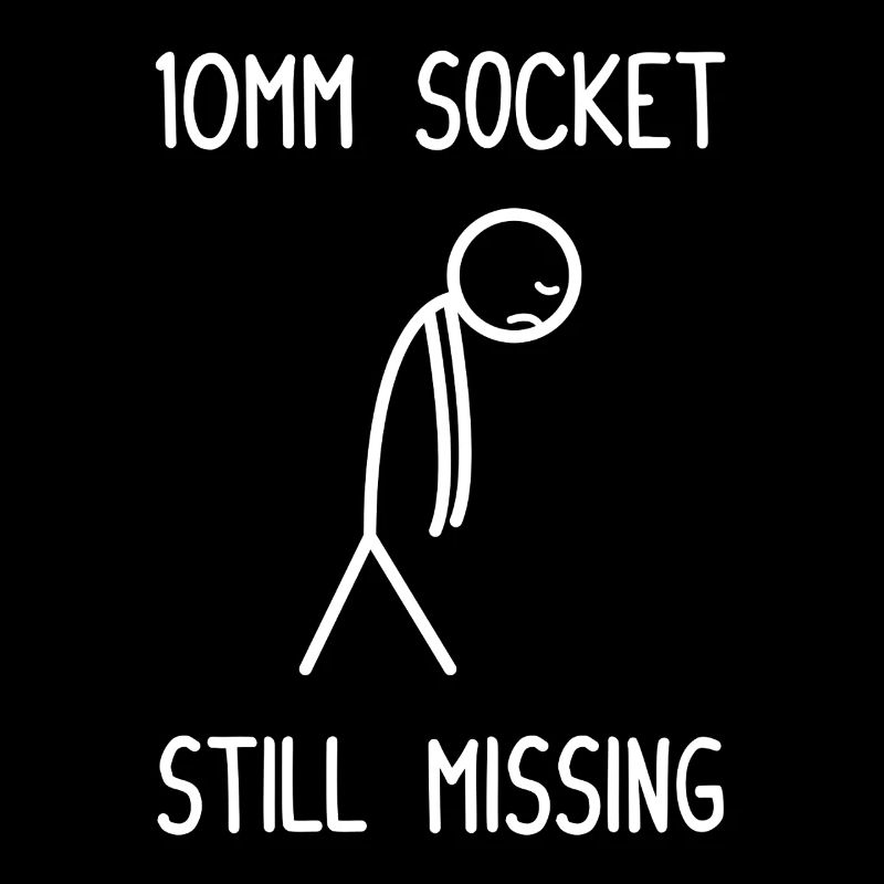 10mm Socket still missing car guy mechanic