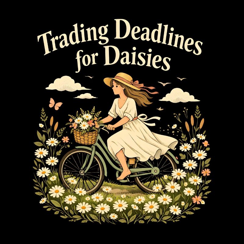Deadlines against daisies | Cottagecore