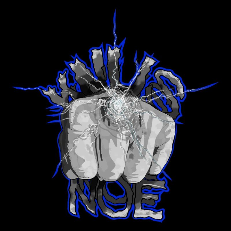 Die Faust zerschlägt das Glas