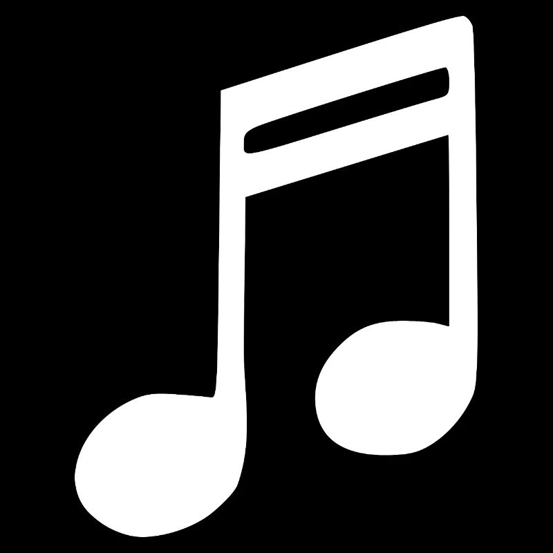 Musik Note Musiknote weiß