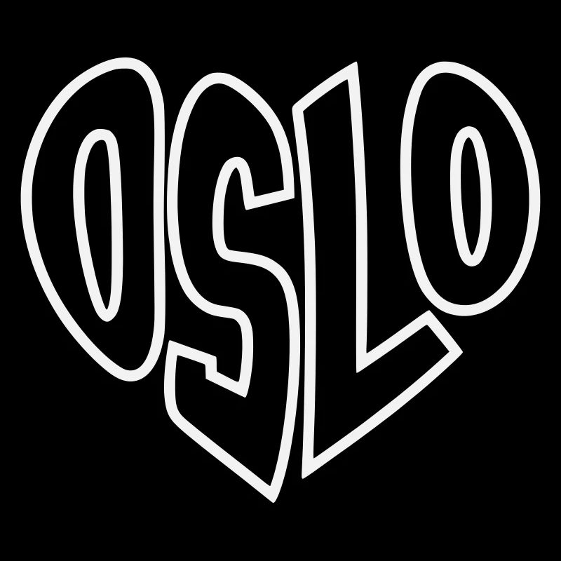 Calligraphie géométrique d’Oslo, Norvège