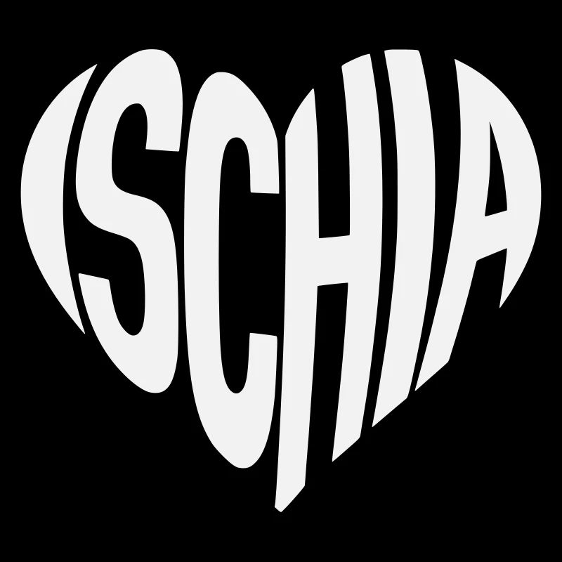 Ischia Herzform Typo