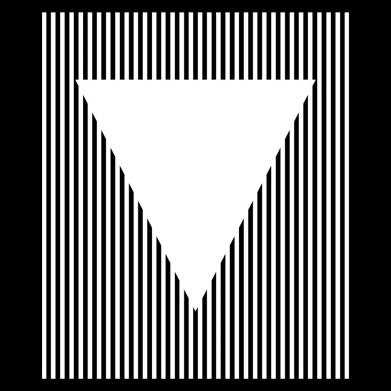 triangle and lines geometric design