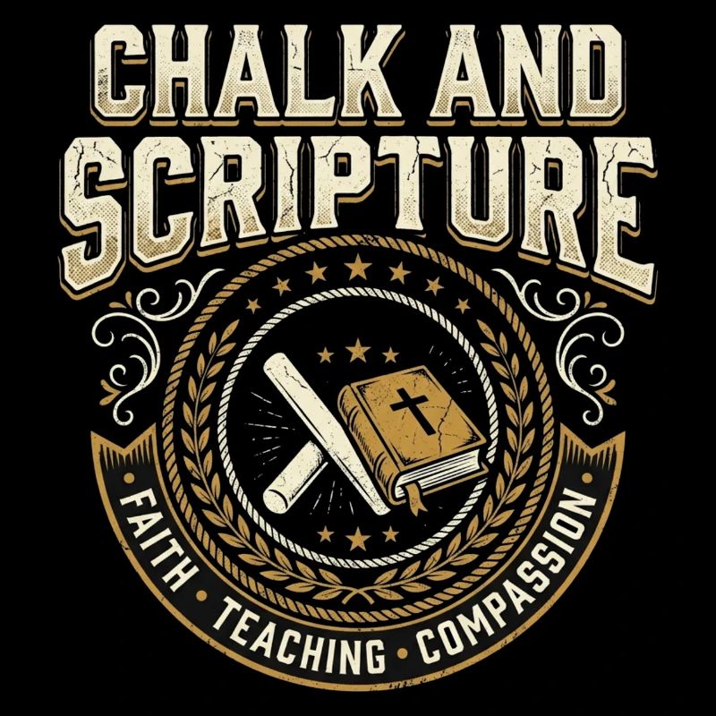 Chalk and Scripture Christlicher Lehrer Jesus