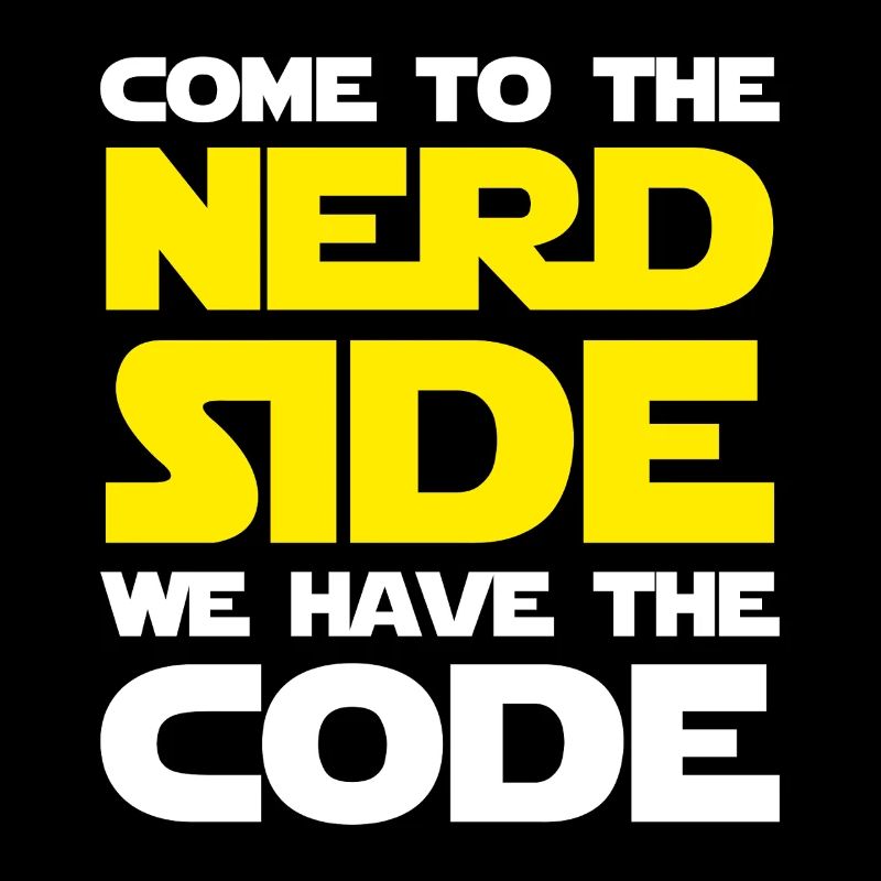 Côté nerd Rétro Jaune Typographie Typographie Art