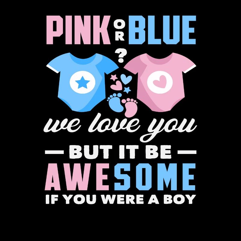 Pink Oder Blau Wäre Toll Wenn Junge