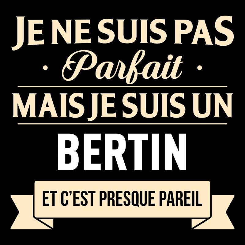 Je Ne Suis Pas Parfait Mais Je Suis Un Bertin E...