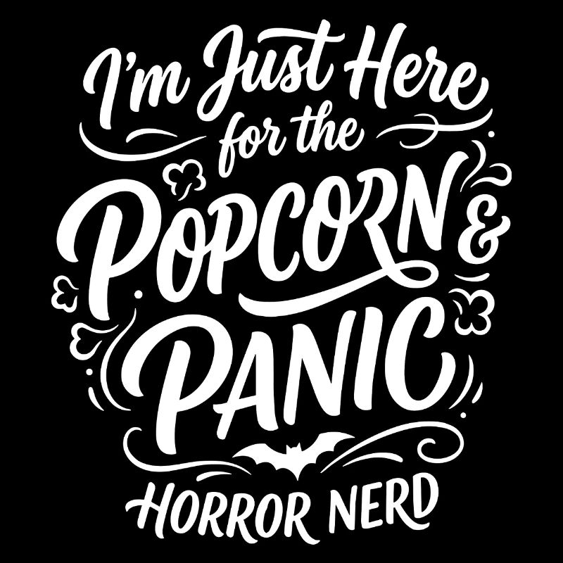 Here for Popcorn Panic Horror Nerd