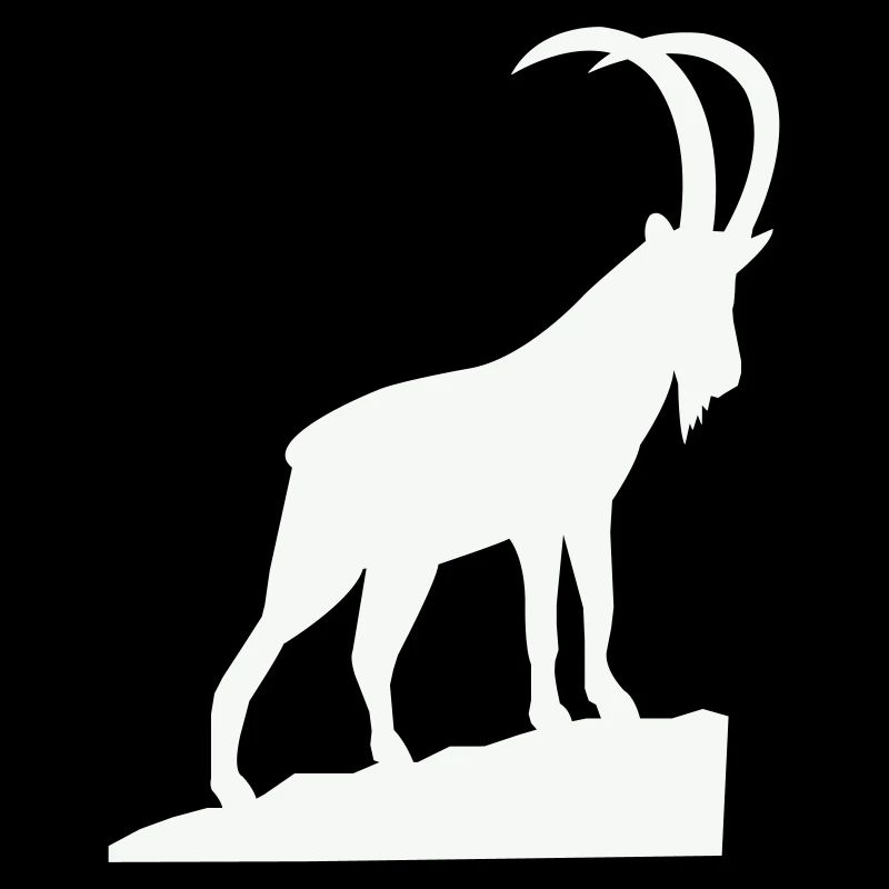 Alpenbock Silhouette
