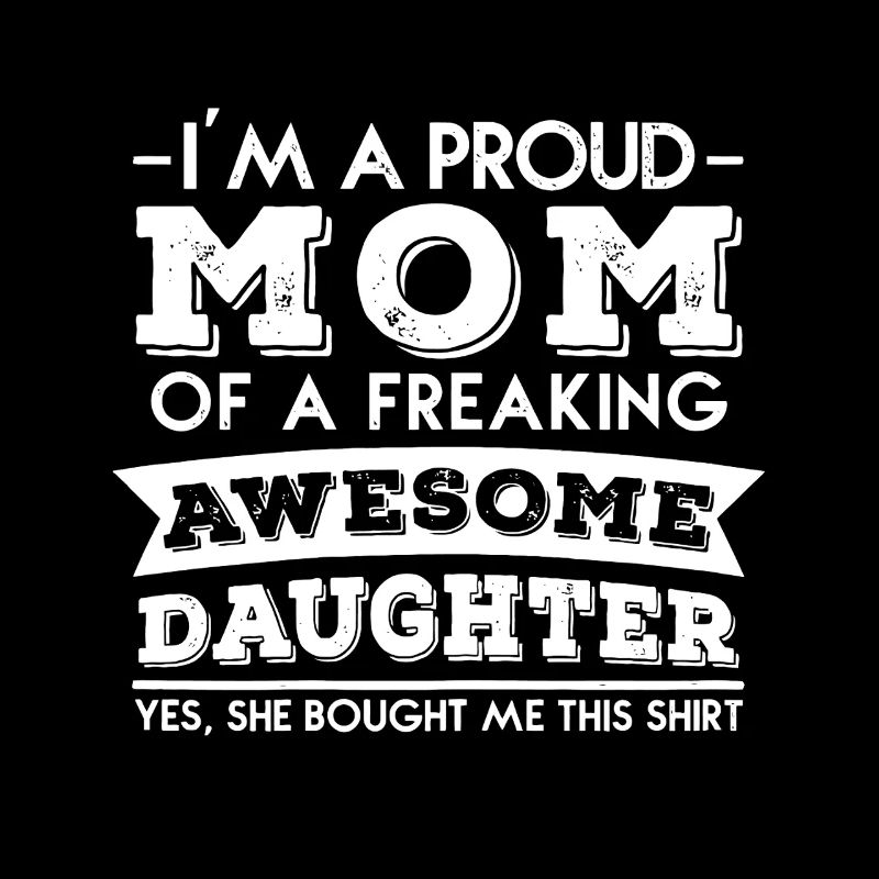 Stolze Mutter einer großartigen Tochter