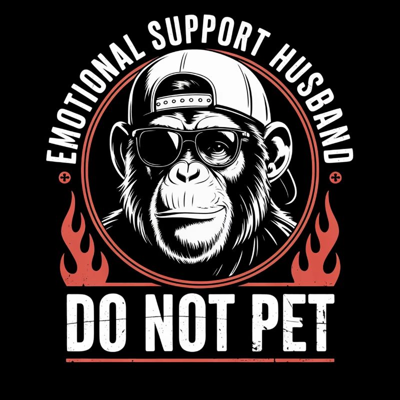 Emotional Support Monkey Do Not Pet