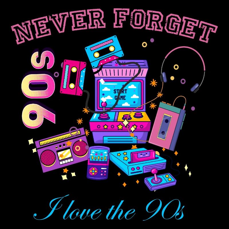 Retro 90s never forget
