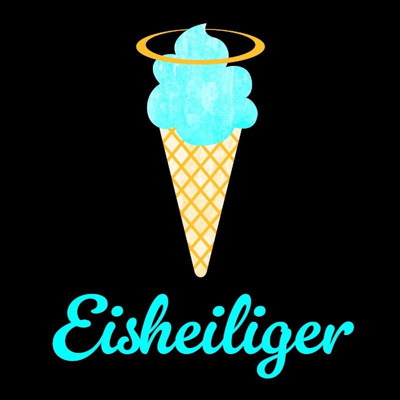 Eisheiliger Eis Eiscreme Heiligenschein Sommer Fan