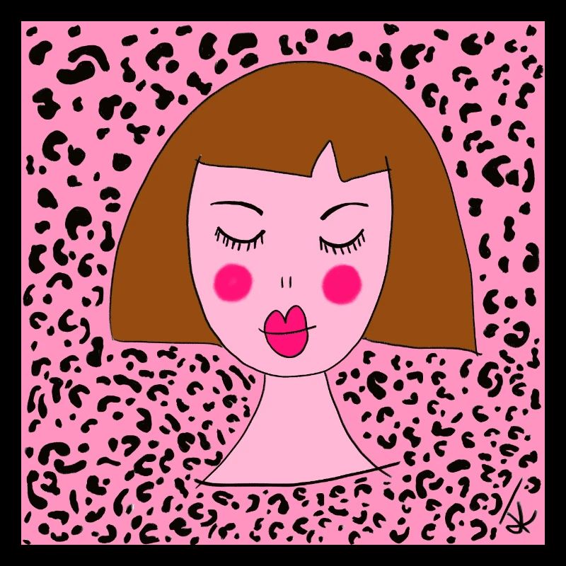 FILLE LÉOPARD