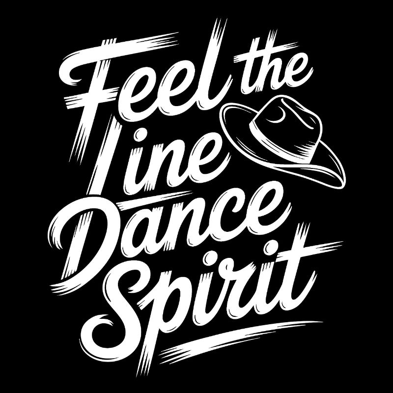 Line Dance Spirit Brush Script