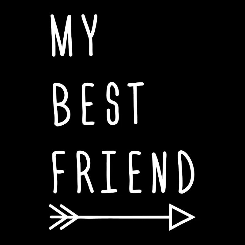 Mein bester Freund Arrow Typografie