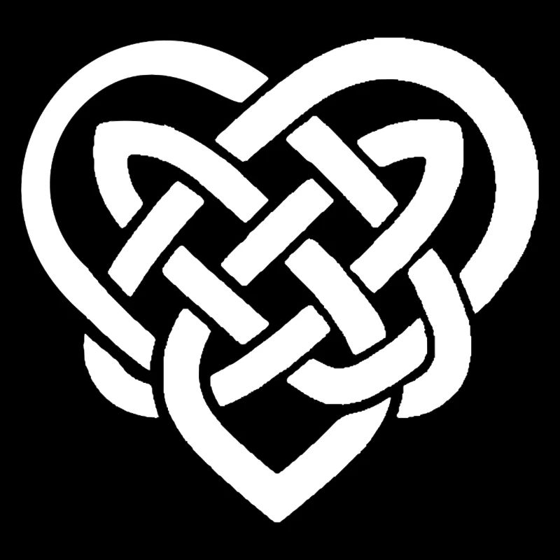 Keltisches Knotenherz-Emblem