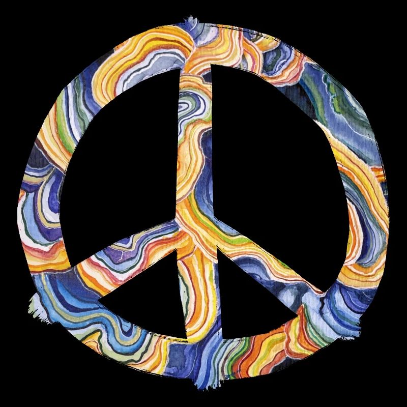 Rainbow Peace Symbol