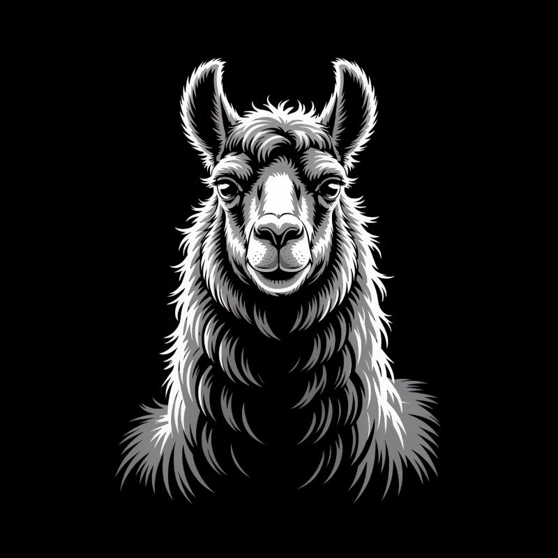 Portrait de lama