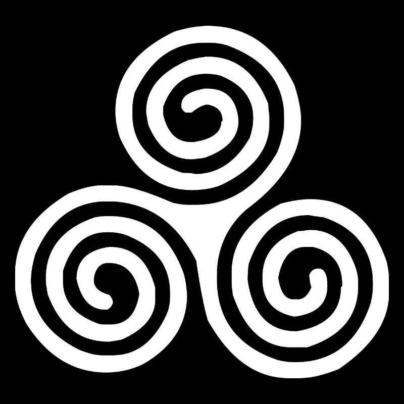 Triskele blanc