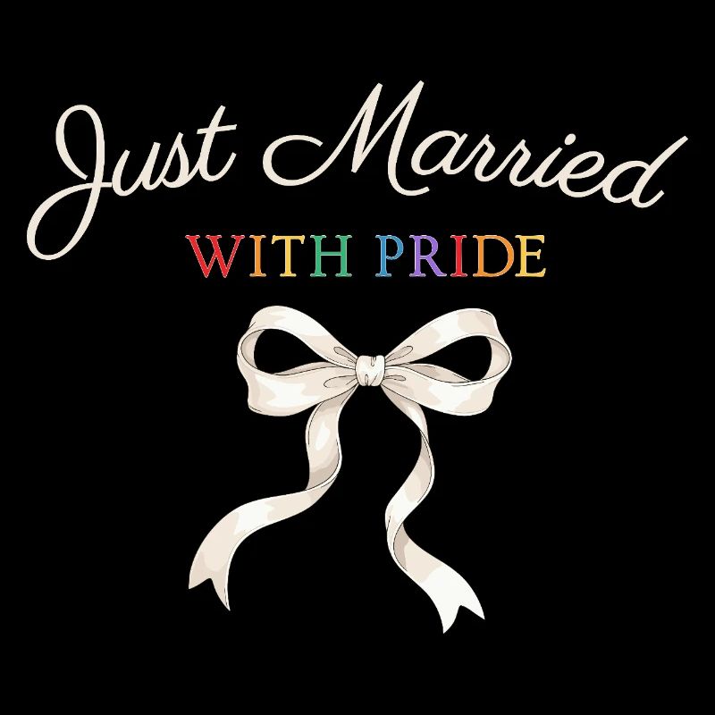 Just Married Pride Schleife