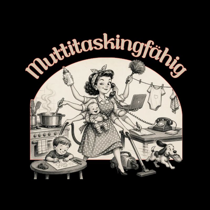 Multitasking? Nein. Muttitasking - Chaos? Läuft!