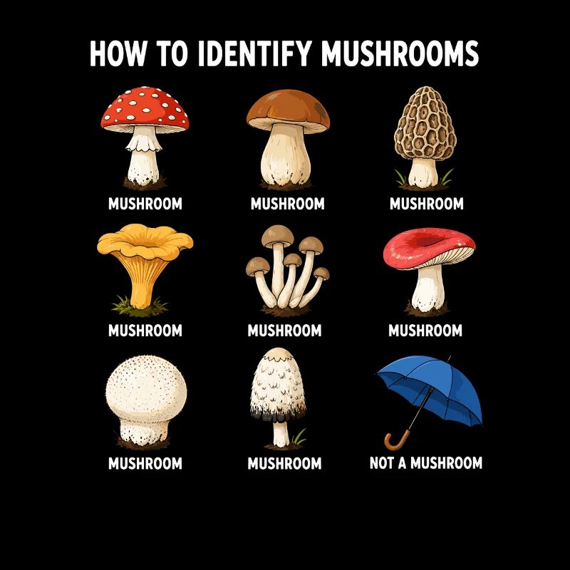 Comment identifier les champignons drôle