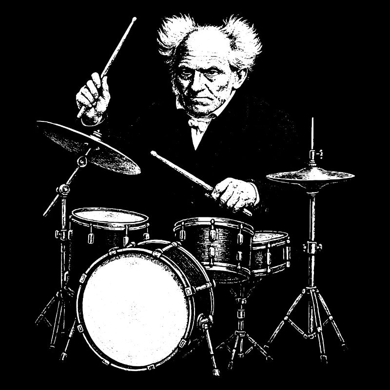 Schopenhauer Batteur Burst Silhouette