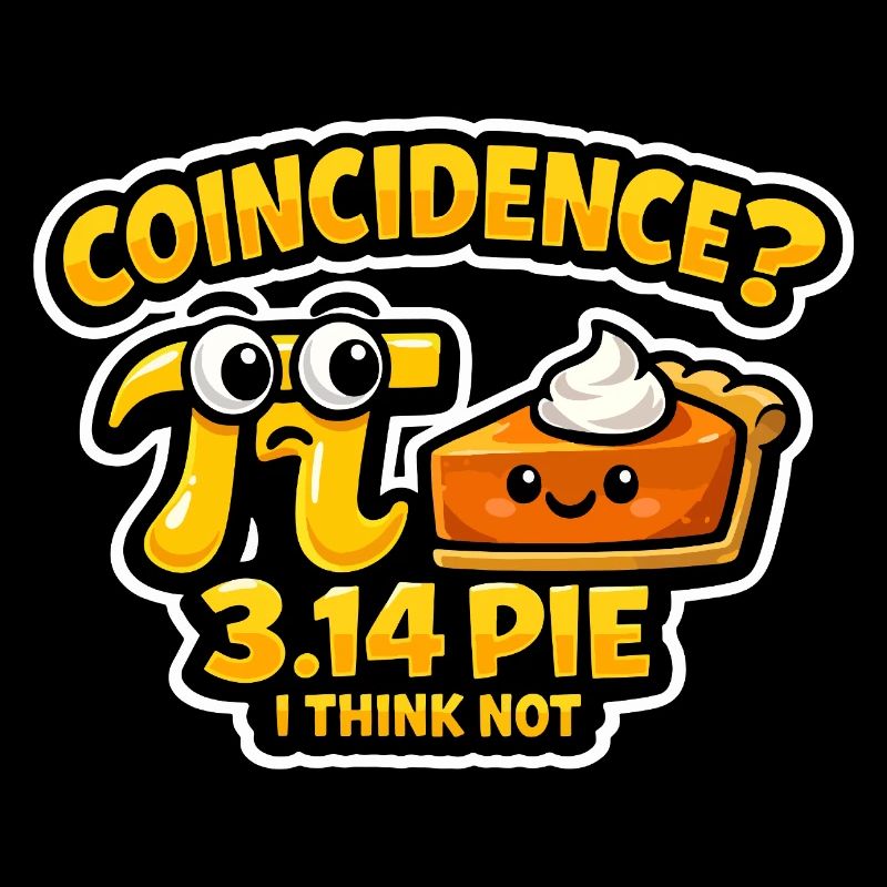 Pi Day Coincidence 3.14 Mathe Kuchen Design