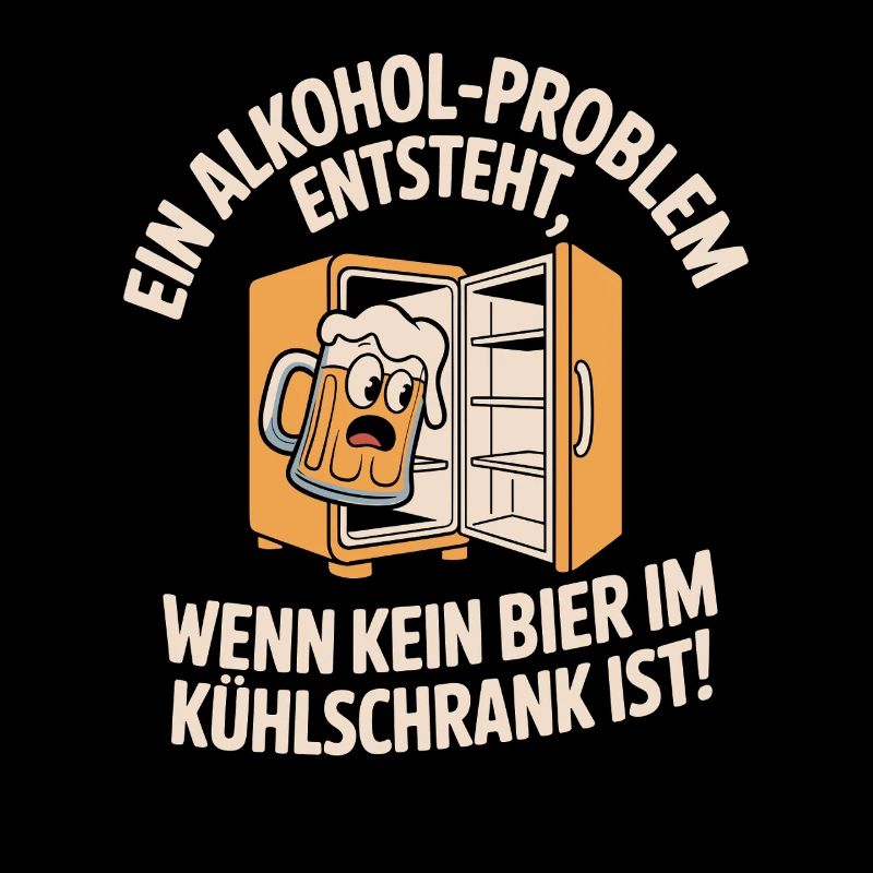 Bier Spruch Alkohol Problem Männerabend JGA Herren