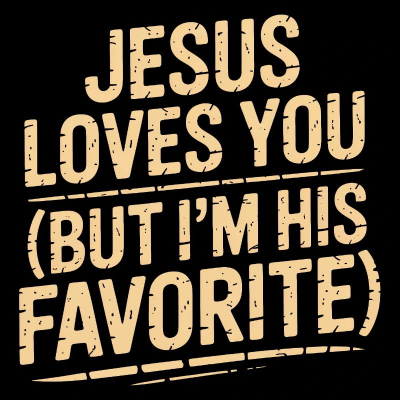 Jesus liebt dich, ich bin sein Liebling