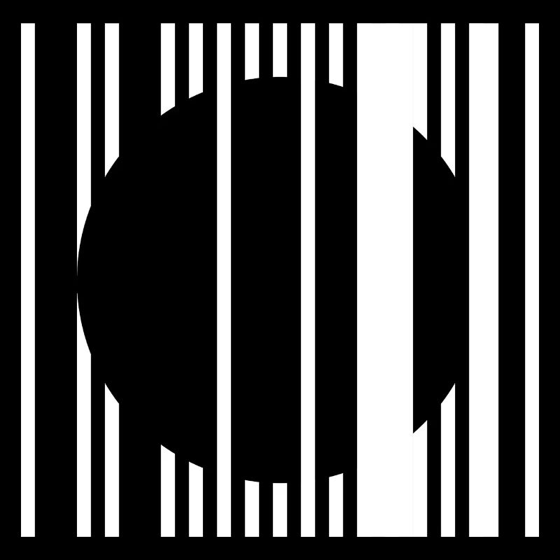 Vertical Stripe Circle