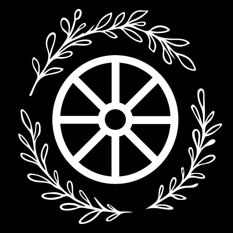 Midsummer Wheel – Pagan Symbol Motif