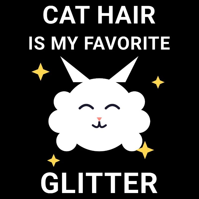 Cat Hair Glitter Cloud Sheep Tee
