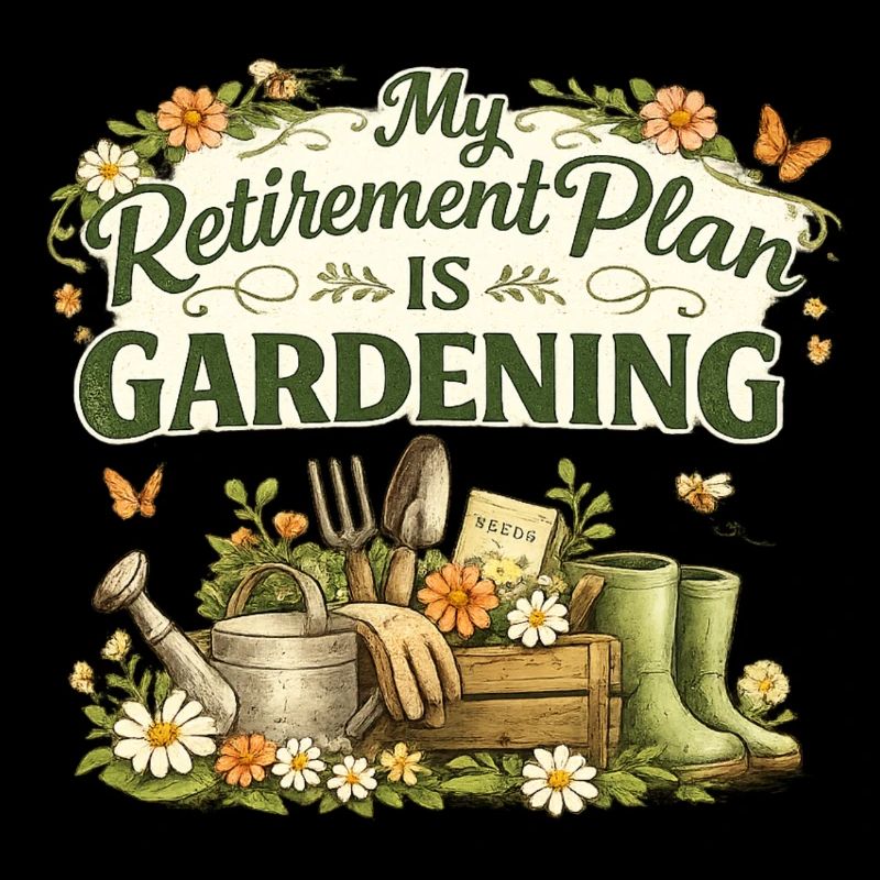 Ruhestand Plan Garten Hobby Gärtnern Blumen Rente