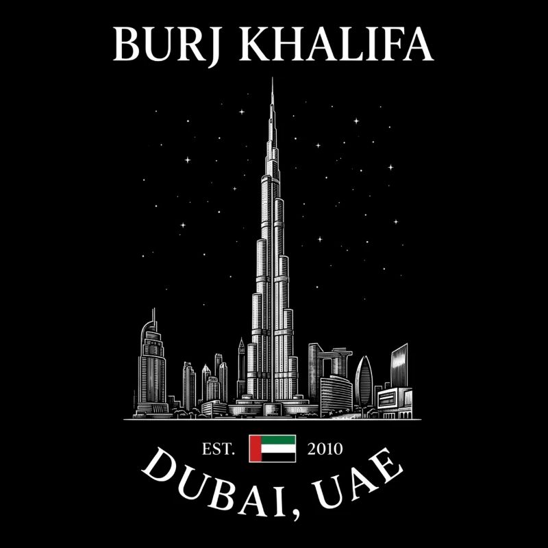 Burj Khalifa Skyline – Tournée Dubaï Émirats Arabes Unis 2010