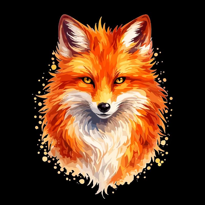 Red Fox Portrait – Realistic Fox Head