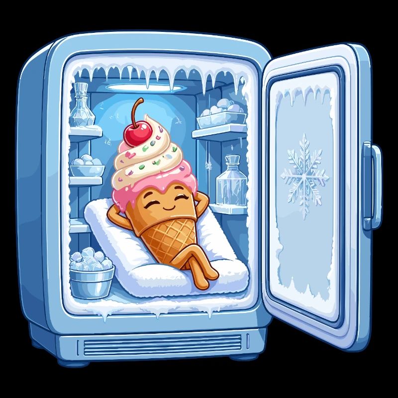 Kühlschrank Eiscreme Kuschelheld